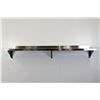 Image 1 : 72" x 12" Stainless Wall Shelf, Omcan 30455