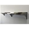 Image 3 : 72" x 12" Stainless Wall Shelf, Omcan 30455
