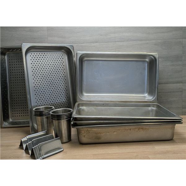 Assorted Stainless Steel Restaurant Tools - Lot of 23pcs