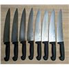 Image 1 : Browne 12" Black Cook's Knives - Lot of 8