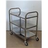 Image 2 : Stainless Bussing Cart, 31.5" x 17.6" Tray Size, Omcan 24419