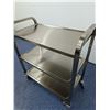 Image 5 : Stainless Bussing Cart, 27.25" x 15.75" Tray Size, Omcan 24418