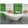 Image 1 : 7-5/8" Long Oval 8.25oz Dessert Bowls, Arcoroc D3612 - Lot of 24