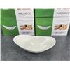 Image 2 : 7-5/8" Long Oval 8.25oz Dessert Bowls, Arcoroc D3612 - Lot of 24