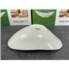 Image 3 : 7-5/8" Long Oval 8.25oz Dessert Bowls, Arcoroc D3612 - Lot of 24