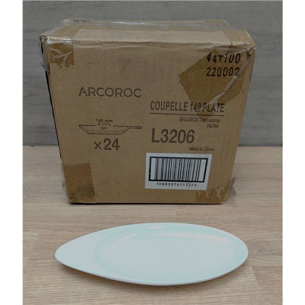 Appetizer 1-1/4oz Porcelain Dishes, Arcoroc L3206 - Lot of 24