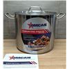 Image 1 : 20qt Stock Pot with Cover, Omcan 80440