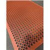 Image 3 : 36" x 60" x 3/8" Terra Cotta Anti-Fatigue Mat, Omcan 23585
