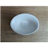 Image 3 : 2oz Appetizer Deep Oval Porcelain Bowls, Arcoroc R0740 - Lot of 24