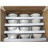 Image 4 : Arcoroc 3-1/4oz Appetizer Spiral Porcelain Bowls, R0743 - Lot of 24