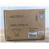 Image 5 : Arcoroc 3-1/4oz Appetizer Spiral Porcelain Bowls, R0743 - Lot of 24