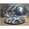 Image 1 : 18" x 13-1/2" Oval Serving Trays, Johnson Rose 47118 - Lot of 6