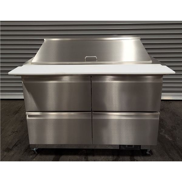 HC-S48K-4D 48" Refrigerated Salad/Sandwich Prep Table W/4 Drawers