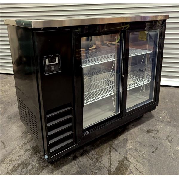 HC-BC2-24SD 49" Double Sliding Door Back Bar Cooler