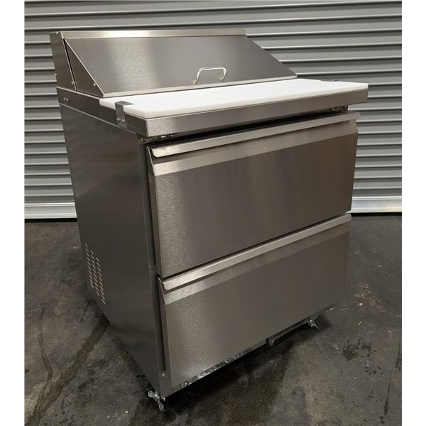 HC-S-29-2D 29" Refrigerated Sandwich/Salad Prep Table w/2 Drawers