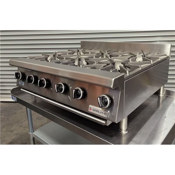 Garland GT0G36-6 36" Six Burner Gas Countertop Hot Plate