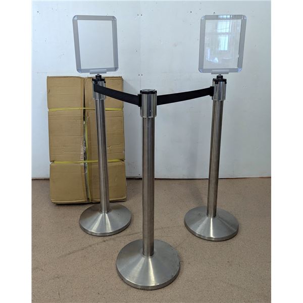 Eddie's 4-Way Belt Stanchions - Lot of 5