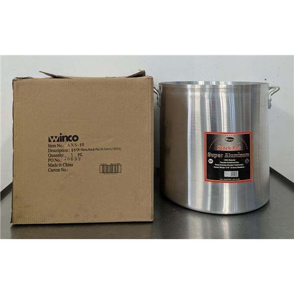 Winco 80qt Aluminum Stock Pot