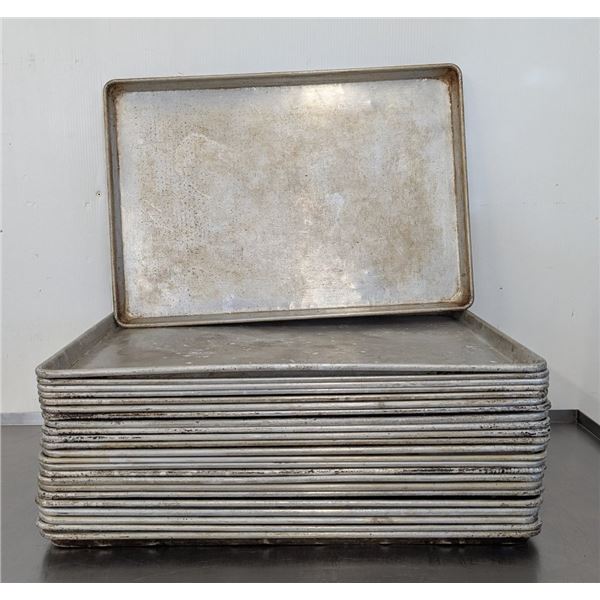 Full Size Bun Pan Sheets - Lot of 24