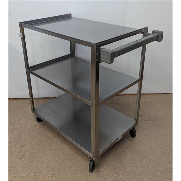 Vollrath 97121 Stainless Steel 3 Tier Utility Cart