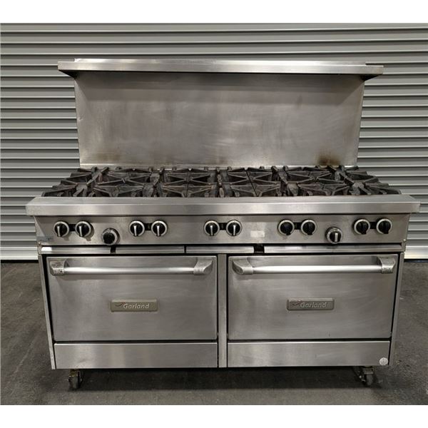 Garland G60-10RR 60" Ten Burner Range w/2 Standard Ovens | 233/R9FL