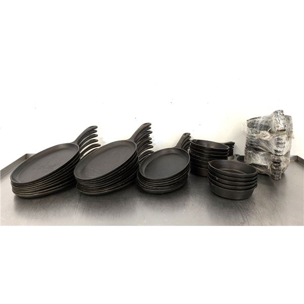 Various Sizes of Cast Iron Skillets - Lot of Approx. 50pcs | MR5-1/Pallet