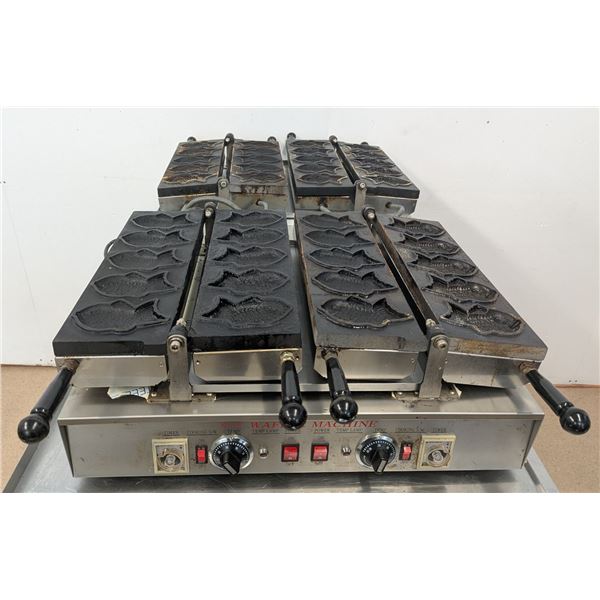 SUN-735 Taiyaki Fish Waffle Machines - Lot of 2 | Cath1/R4FL