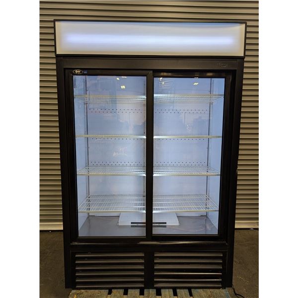 QBD CD45S 52" Double Sliding Door Glass Cooler | 1797/R8FL