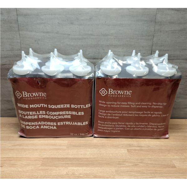 Browne 32oz Squeeze Bottles - Lot of 12