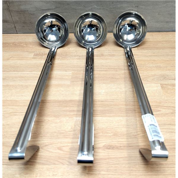 4oz Stainless Steel Ladles, Winco LDI-4 - Lot of 3