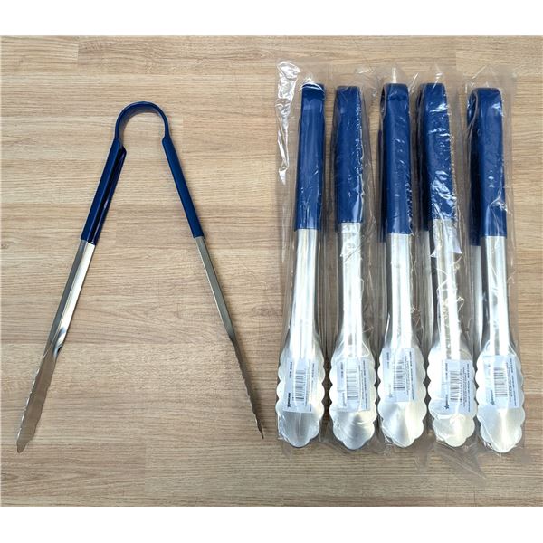 12" Heavy-Duty Tongs, Omcan 80543 - Lot of 6