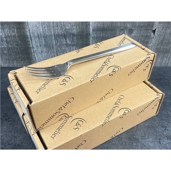 Azali Salad Forks, Arcoroc T7429 - Lot of 36