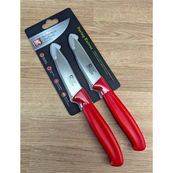 R CUT Paring Knives, Richardson Sheffield FN229 - Lot of 2