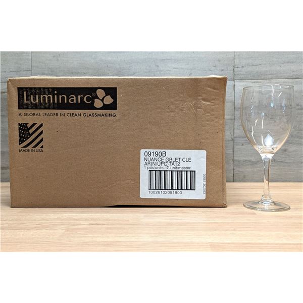 10.5oz Nuance Wine Glasses, Arcoroc 09190, 09190B - Lot of 12