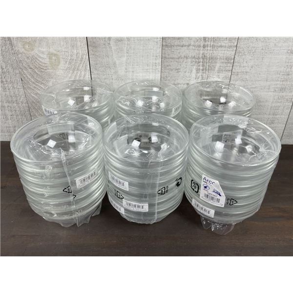 4.5" Stacking 12oz Glass Bowls, Arcoroc 10000 - Lot of 36