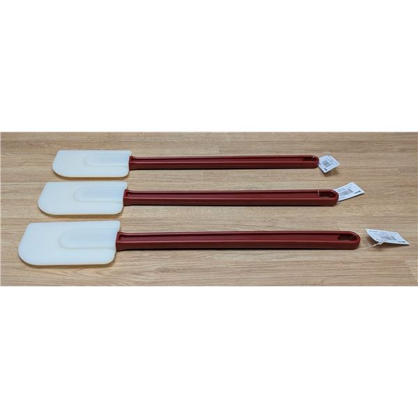 16" Silicone Head Spatula, Omcan 40574 - Lot of 3