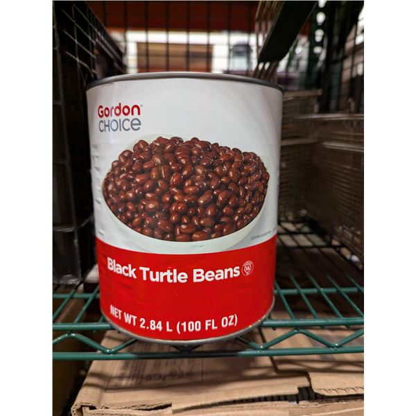 Gordon Choice Black Turtle Beans 2.84L - Lot of 5