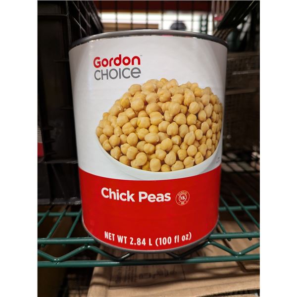 Gordon Choice Chick Peas, 2.84L - Lot of 6