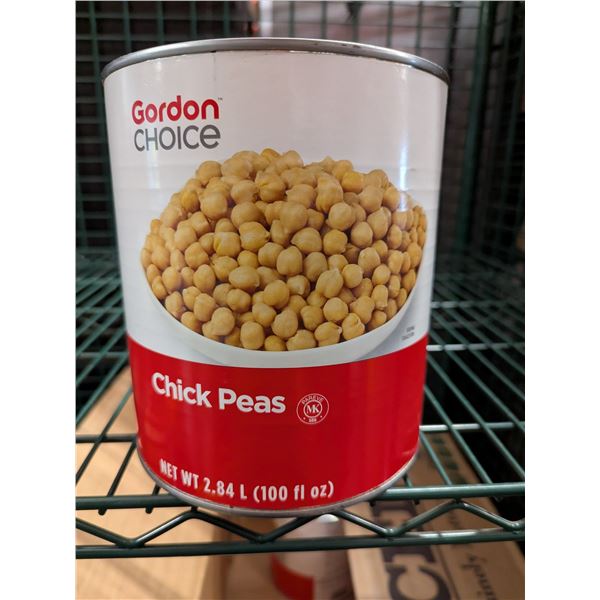 Gordon Choice Chick Peas, 2.84L - Lot of 4