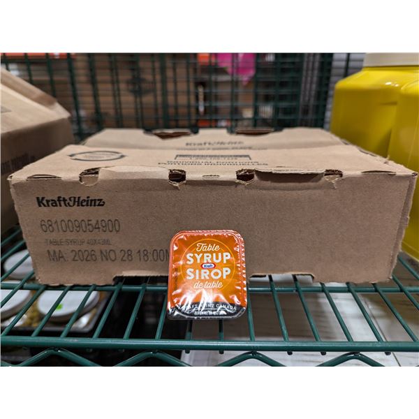 Kraft Table Syrup Individual Portions 43ml - Lot of 40 (1case)
