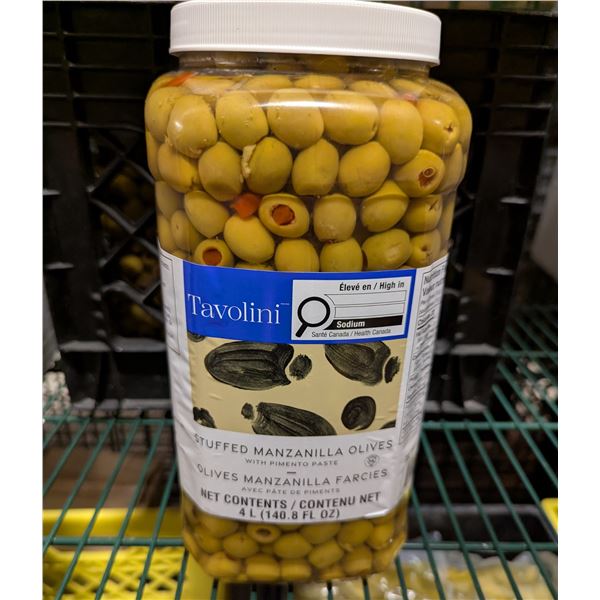 Tavolini Stuffed Manzanilla Olives 4L - Lot of 4