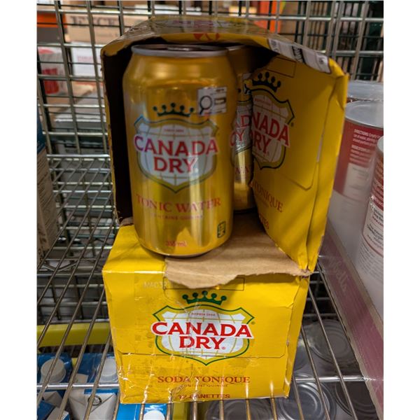 Canada Dry Tonic Water, 355mL - Lot of 22