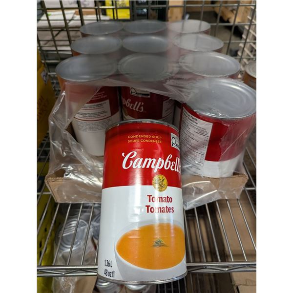 Campbell's Condensed Tomato Soup 1.36L - Lot of 11