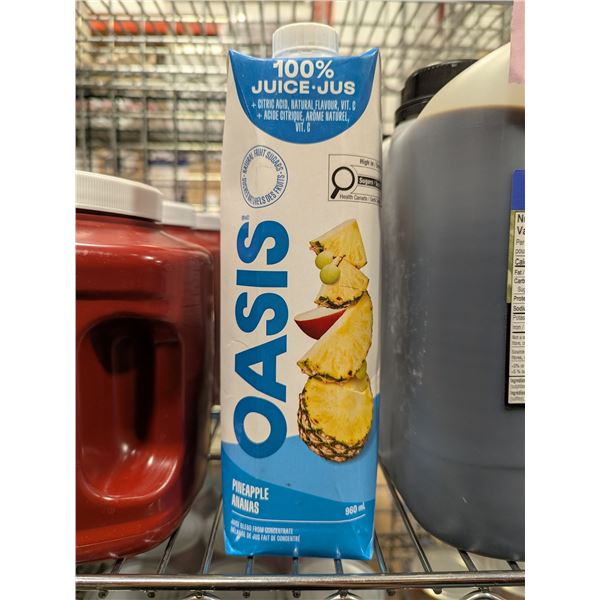 Oasis Pineapple Juice 960mL - Lot of 10