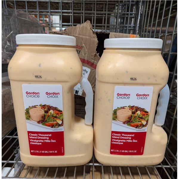 Gordon Choice Classic Thousand Island Dressing 3.78L - Lot of 2