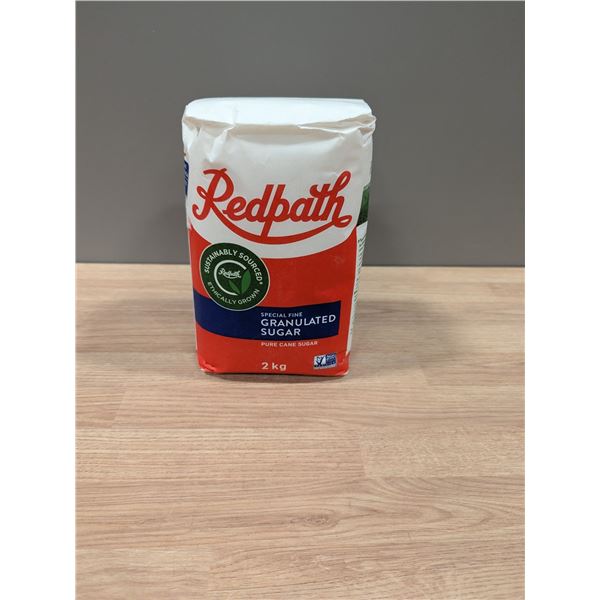 Redpath Granulated Sugar, 2kg - Lot of 10