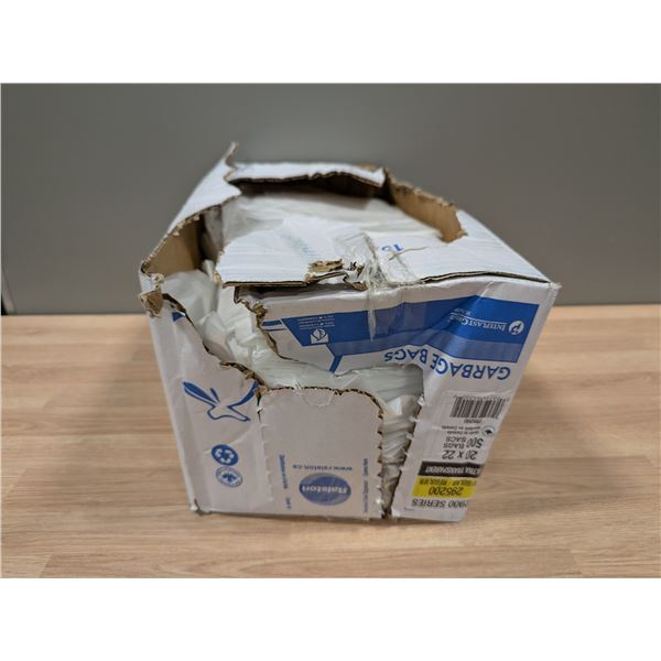 Ralston 20 x 22 Ultra Transparent Garbage Bags - Lot of Approx. 500 (1 Case)
