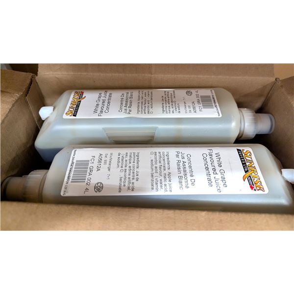 Sunrise White Grape Flavoured Juice Concentrate, 4L - Lot of 2
