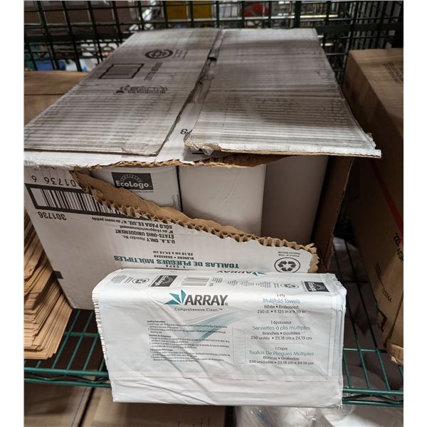 Array Multifold Towels 250 Sheets - Lot of 16 | EC3