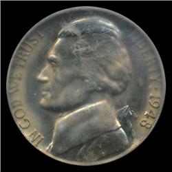 1948S Jefferson 5c Nickel Coin Graded MS67 (COI-4413)
